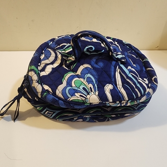VERA BRADLEY  Blue storage Cosmetic Bag - Picture 1 of 6